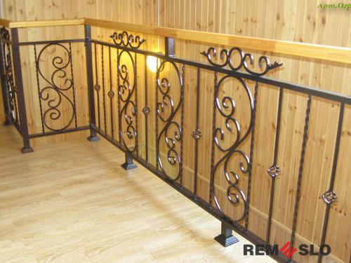 КОВАНОЕ ОГРАЖДЕНИЕ ЛЕСТНИЦЫ №107