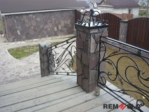 КОВАНОЕ ОГРАЖДЕНИЕ ЛЕСТНИЦЫ №114