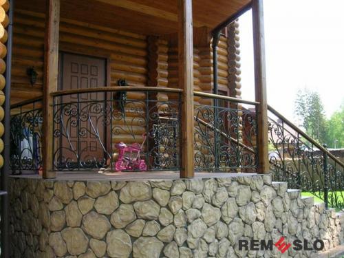 КОВАНОЕ ОГРАЖДЕНИЕ ЛЕСТНИЦЫ №136