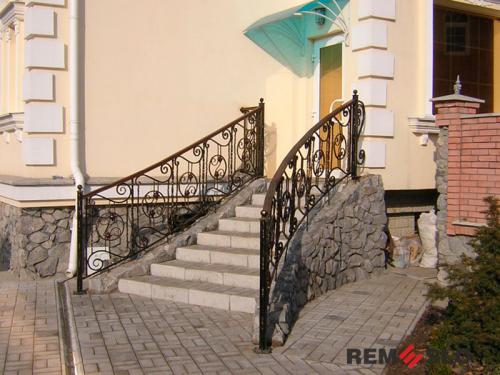 КОВАНОЕ ОГРАЖДЕНИЕ ЛЕСТНИЦЫ №168