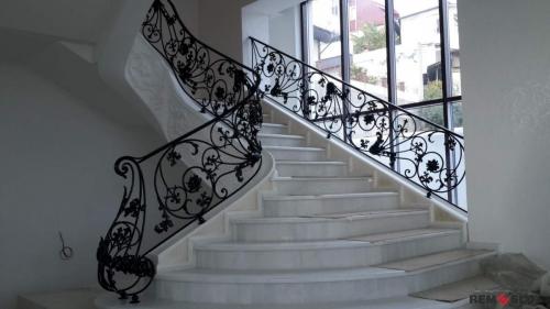 КОВАНОЕ ОГРАЖДЕНИЕ ЛЕСТНИЦЫ №17