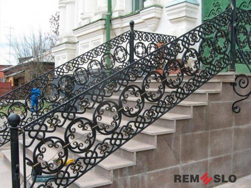 КОВАНОЕ ОГРАЖДЕНИЕ ЛЕСТНИЦЫ №176