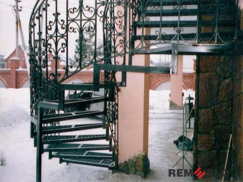 КОВАНОЕ ОГРАЖДЕНИЕ ЛЕСТНИЦЫ №208