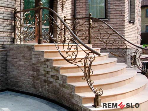 КОВАНОЕ ОГРАЖДЕНИЕ ЛЕСТНИЦЫ №215