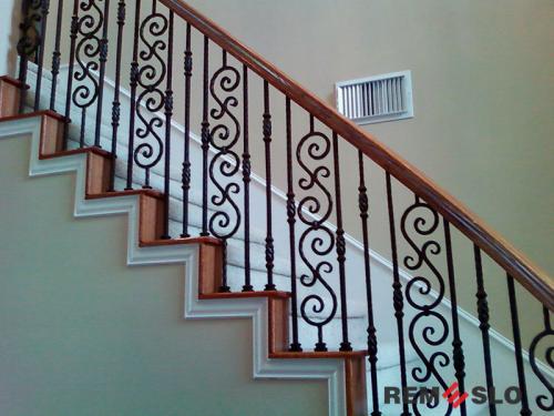 КОВАНОЕ ОГРАЖДЕНИЕ ЛЕСТНИЦЫ №67
