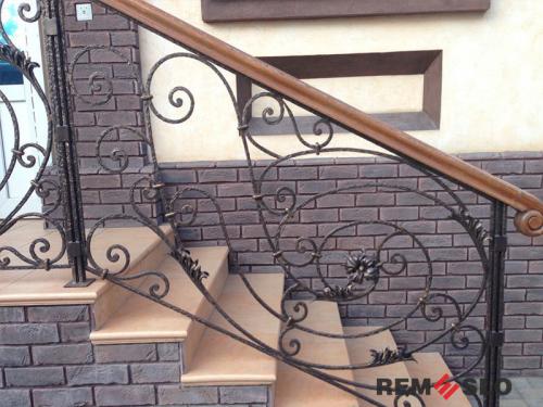 КОВАНОЕ ОГРАЖДЕНИЕ ЛЕСТНИЦЫ №87