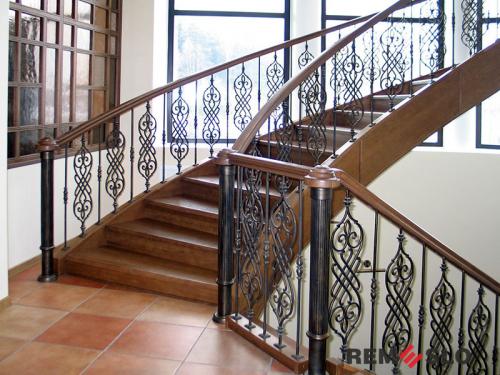 КОВАНОЕ ОГРАЖДЕНИЕ ЛЕСТНИЦЫ №90