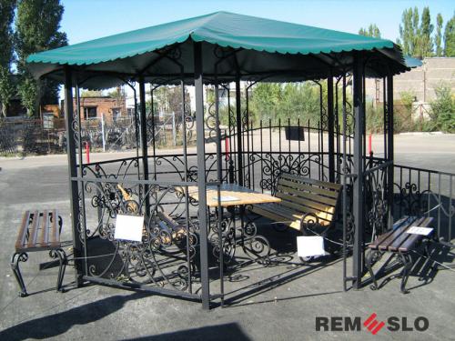 Кованая беседка №37