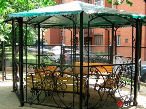 Кованая беседка №43