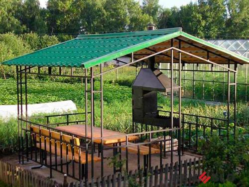 Кованая беседка №44