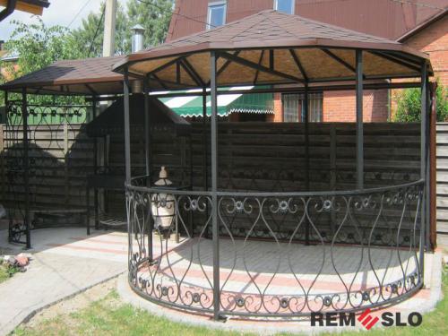 Кованая беседка №49