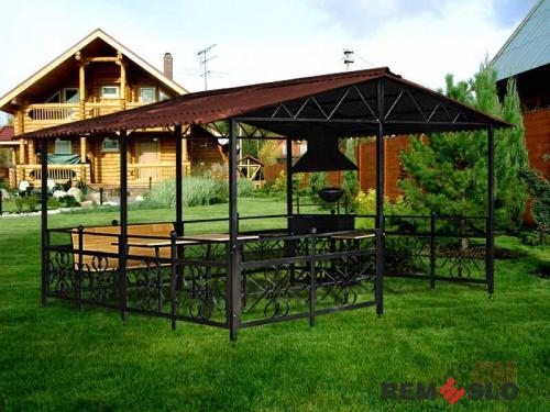 Кованая беседка №61