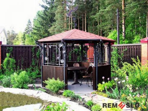 Кованая беседка №65