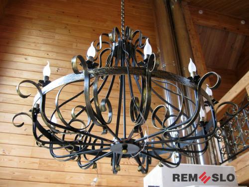 Кованая люстра №1