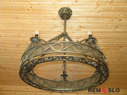 Кованая люстра №15