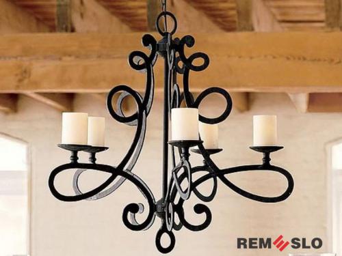 Кованая люстра №5