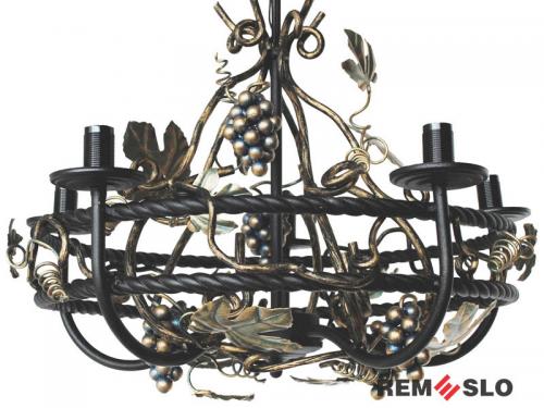 Кованая люстра №6