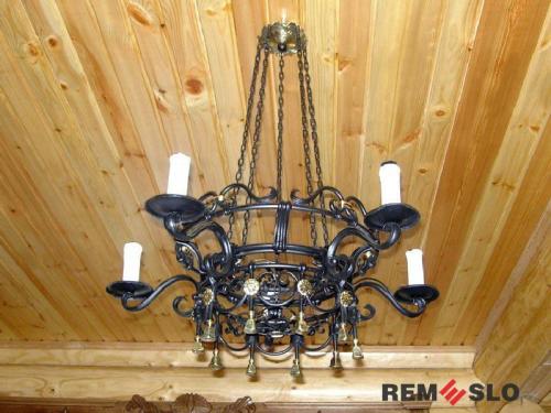 Кованая люстра №8