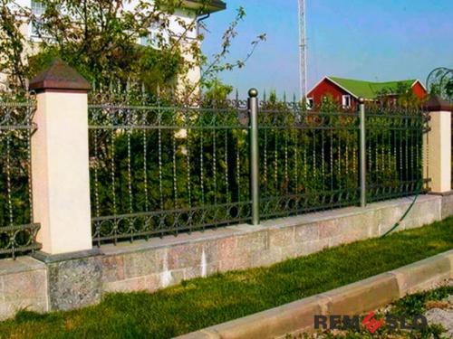 Кованый забор №102