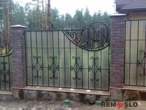 Кованый забор №106