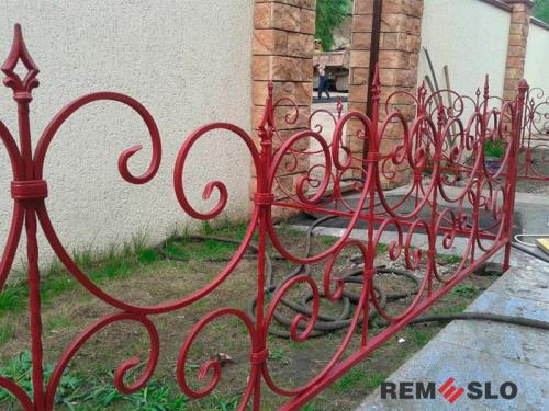 Кованый забор №109