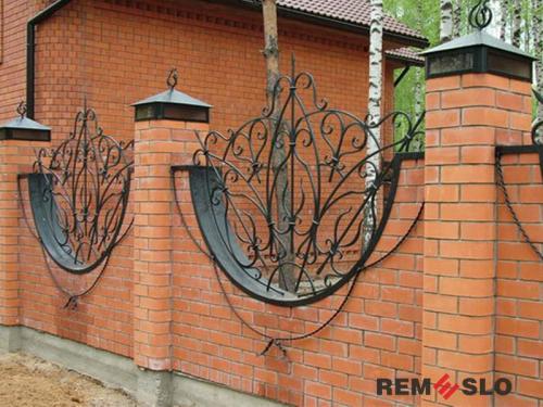 Кованый забор №111