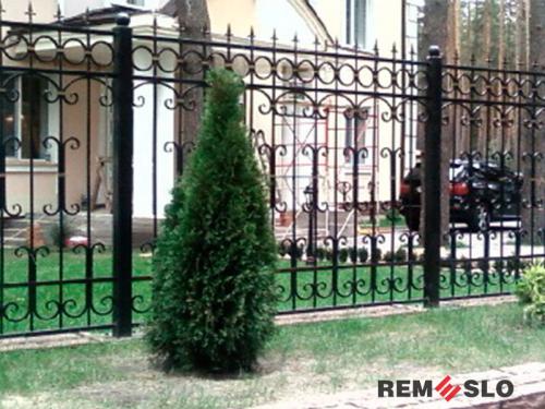 Кованый забор №112