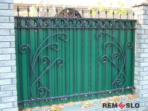 Кованый забор №113