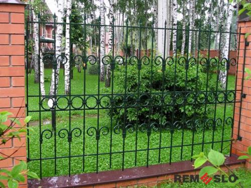 Кованый забор №114