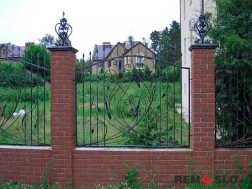 Кованый забор №122