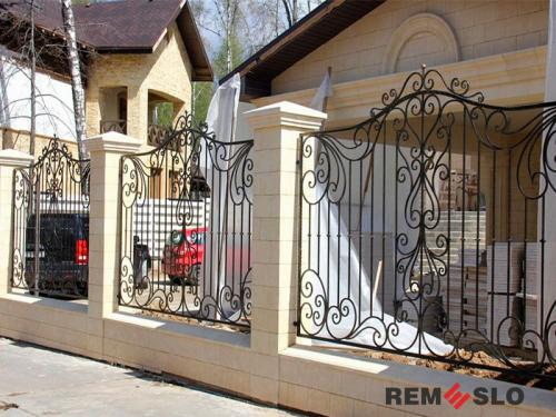 Кованый забор №131