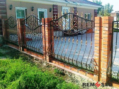 Кованый забор №132