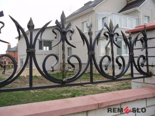 Кованый забор №144