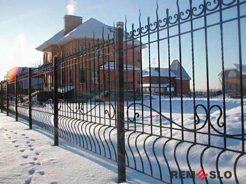 Кованый забор №147