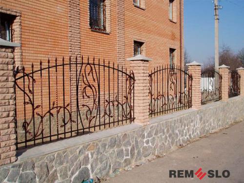 Кованый забор №153