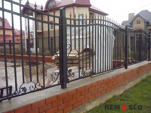 Кованый забор №156