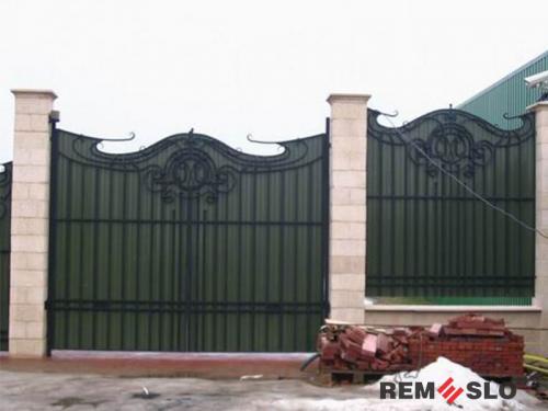 Кованый забор №158