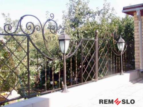 Кованый забор №160