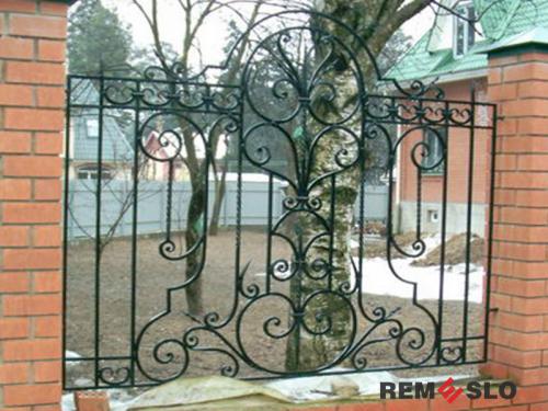 Кованый забор №161