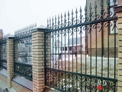Кованый забор №163