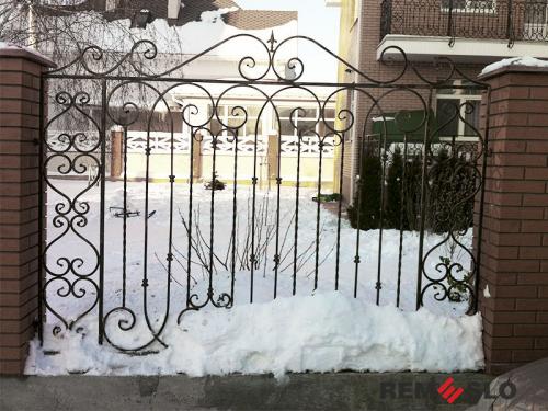 Кованый забор №165