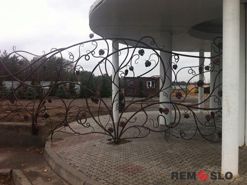 Кованый забор №167