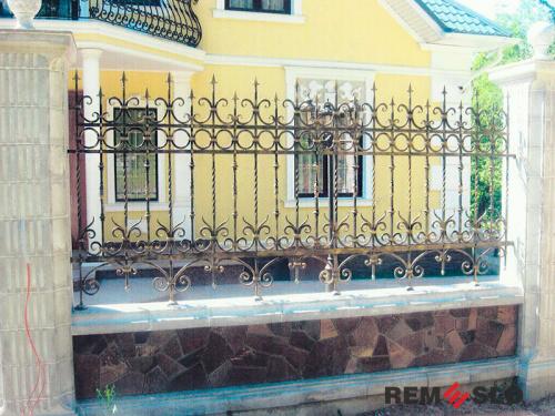 Кованый забор №169