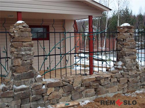 Кованый забор №172