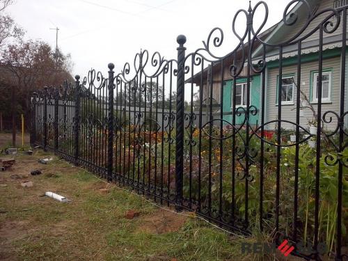 Кованый забор №176