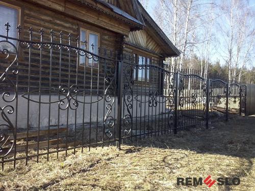 Кованый забор №178