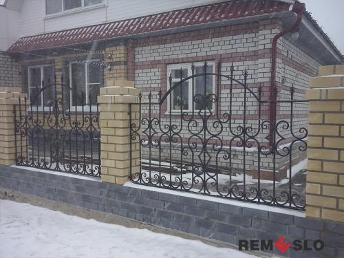 Кованый забор №180