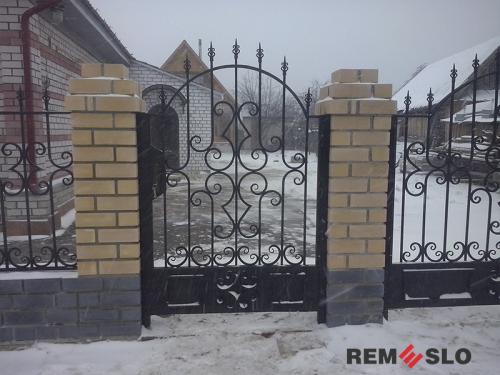 Кованый забор №182