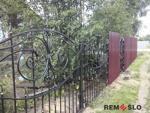 Кованый забор №186