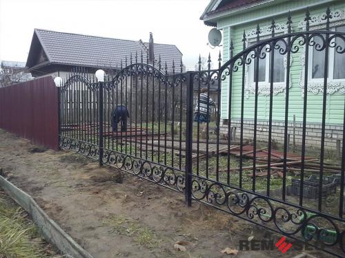 Кованый забор №189